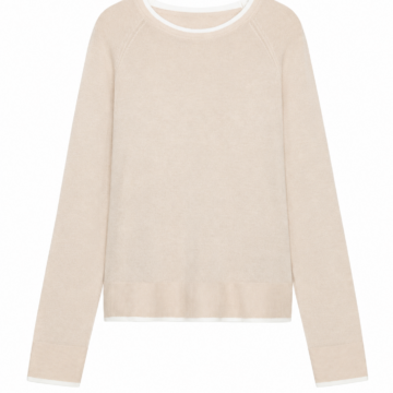 Heather Grey Crew Neck Knit Sweater
