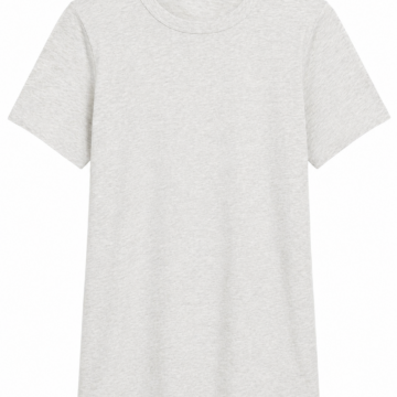 White Slim Fit V-Neck T-Shirt