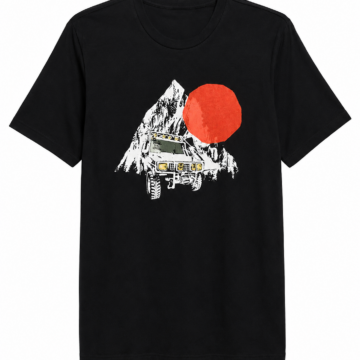 Black Cotton Crew Neck T-Shirt
