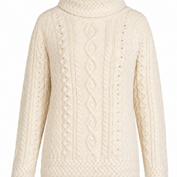 Black V-Neck Knit Sweater