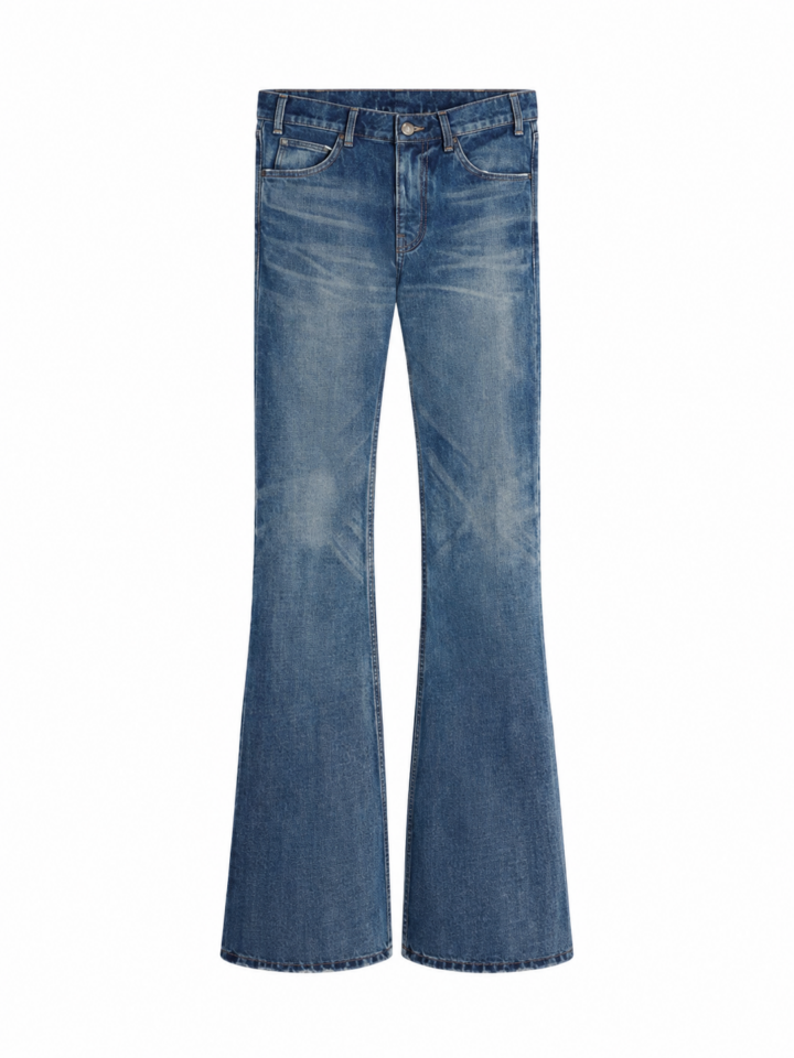 Classic Blue Straight Leg Jeans