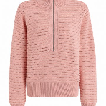 Cream Cable Knit Crew Neck Sweater