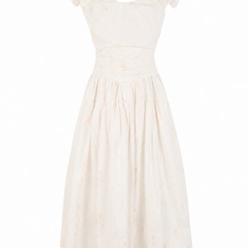 White Lace High-Low Party Dress