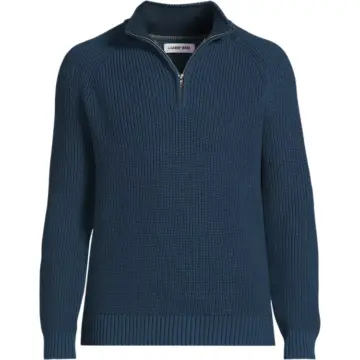 Black Cable Knit Crew Neck Sweater