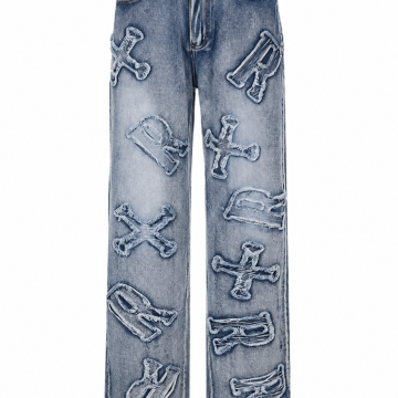Classic Blue Straight Leg Jeans