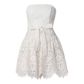 Classic White Button-Front Shirt Dress