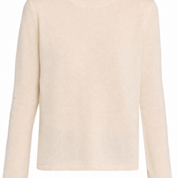 V-Neck Ribbed Knit Sweater