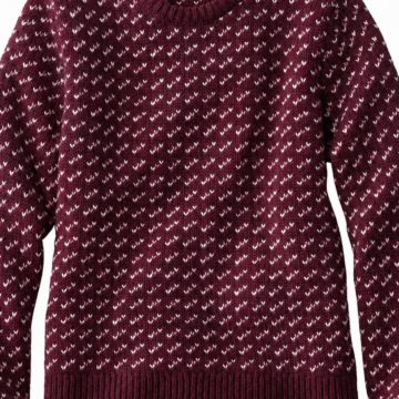 Cream Cable Knit Crew Neck Sweater