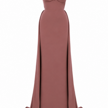 Elegant Lace Detail Wrap Dress
