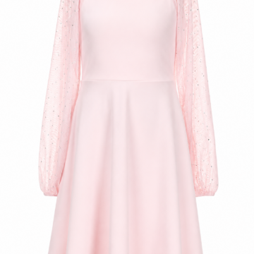 Pleated High Waist Midi Dress