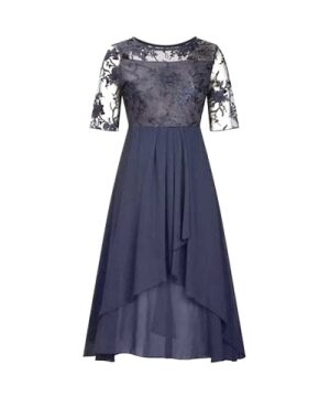 Floral Print Midi Wrap Dress