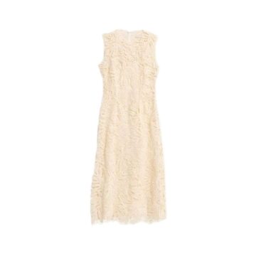 Striped Shift Dress with Belt